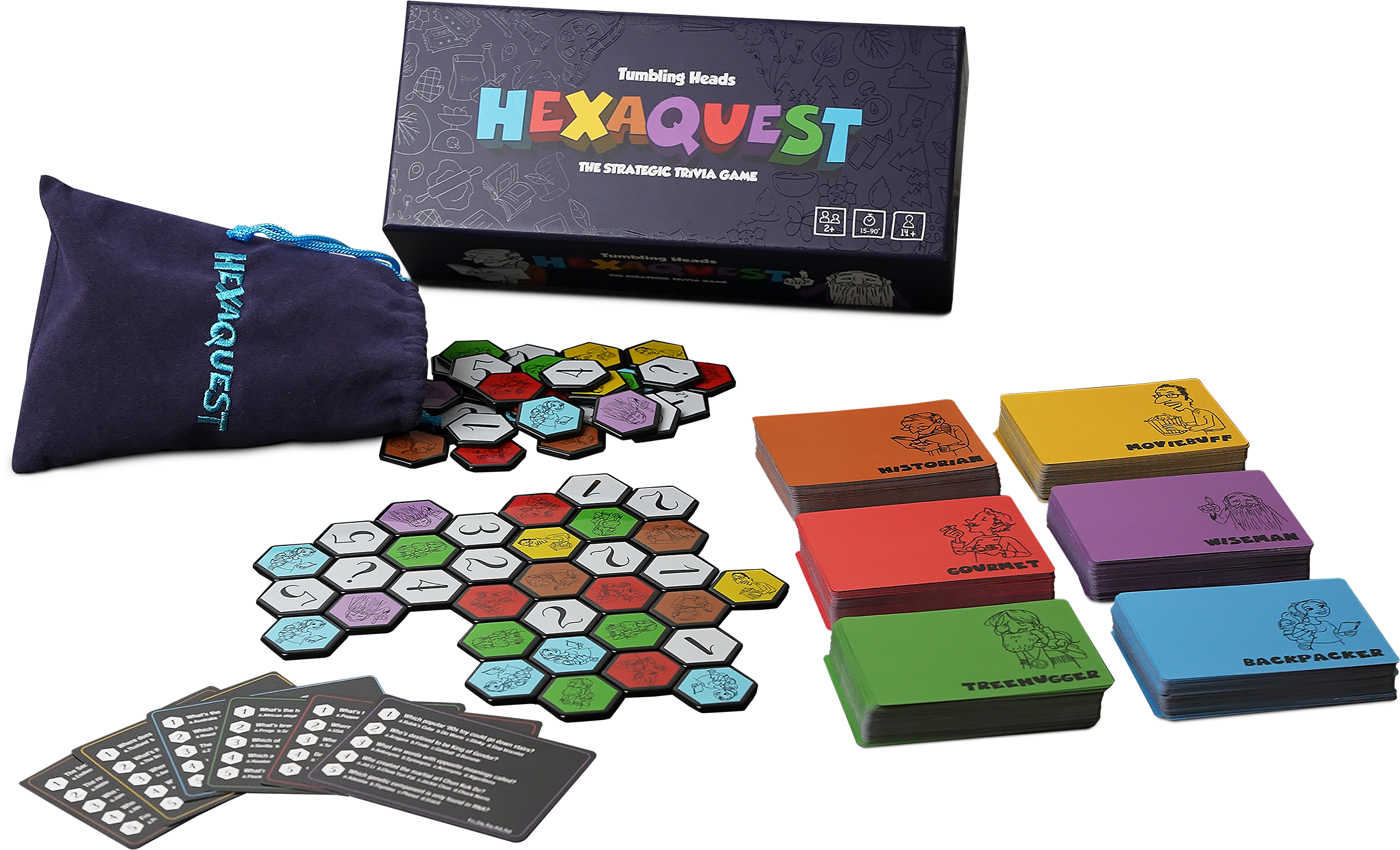 Hexaquest game elements